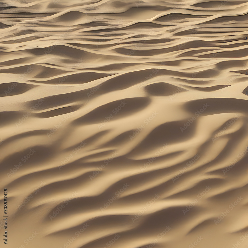 Fototapeta premium Sand in the desert illustration. 