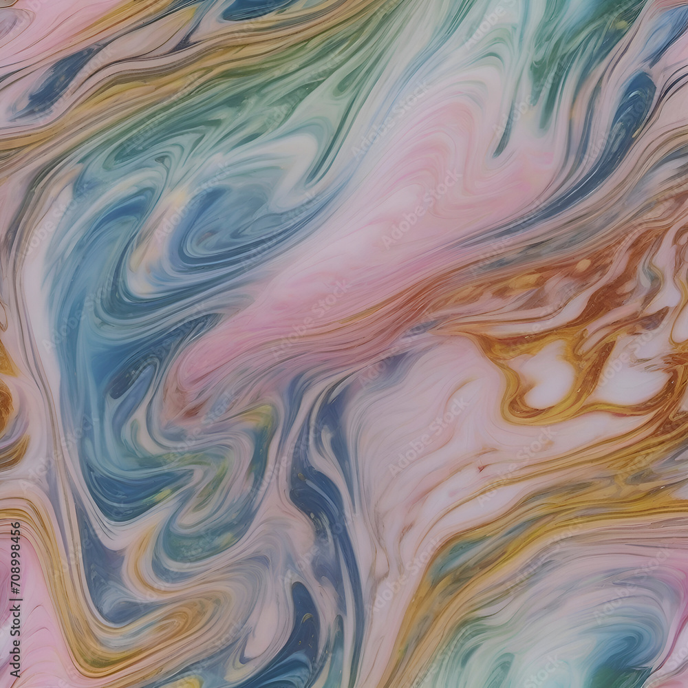 Obraz premium Pastel Fire pattern on marble. 