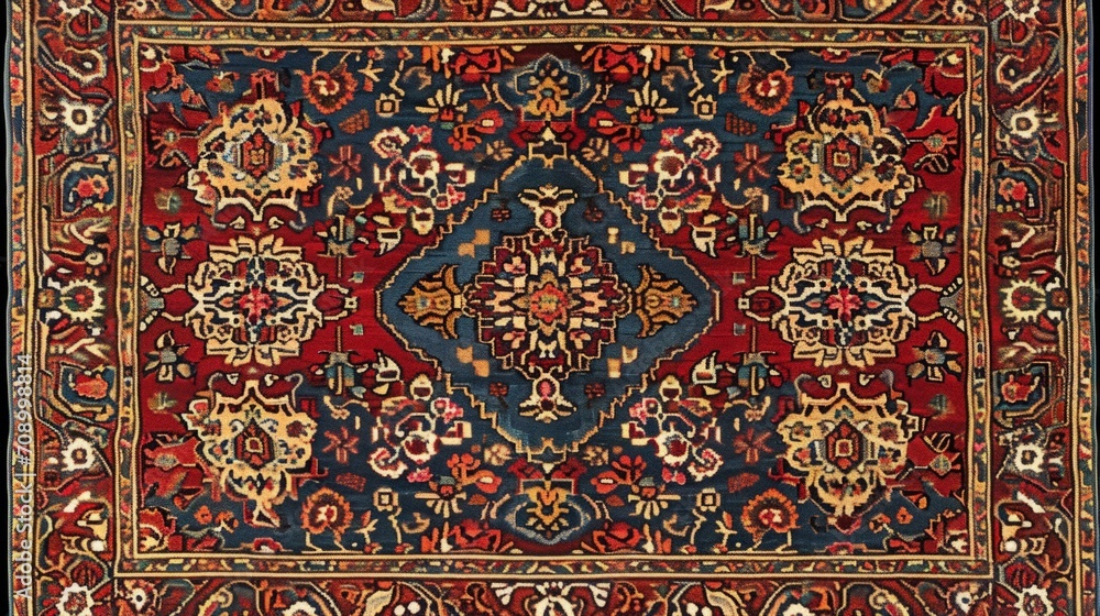 Beautiful carpet with a pattern. Handicraft cotton handmade traditional floor rug
Beautiful carpet with a pattern. Handicraft cotton handmade traditional floor rug