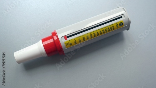 Peak Flow Meter for Measuring Lung Capacity of Asthma and COPD Patients, Medical Healthcare Device