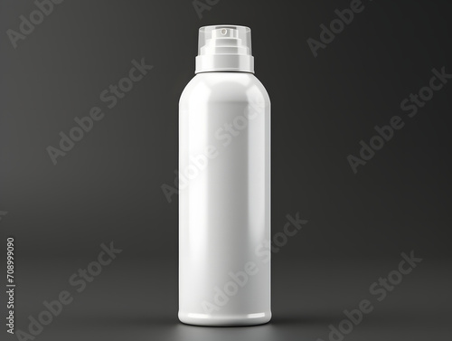 3D Blank Spray Deodorant Bottle Mockup 