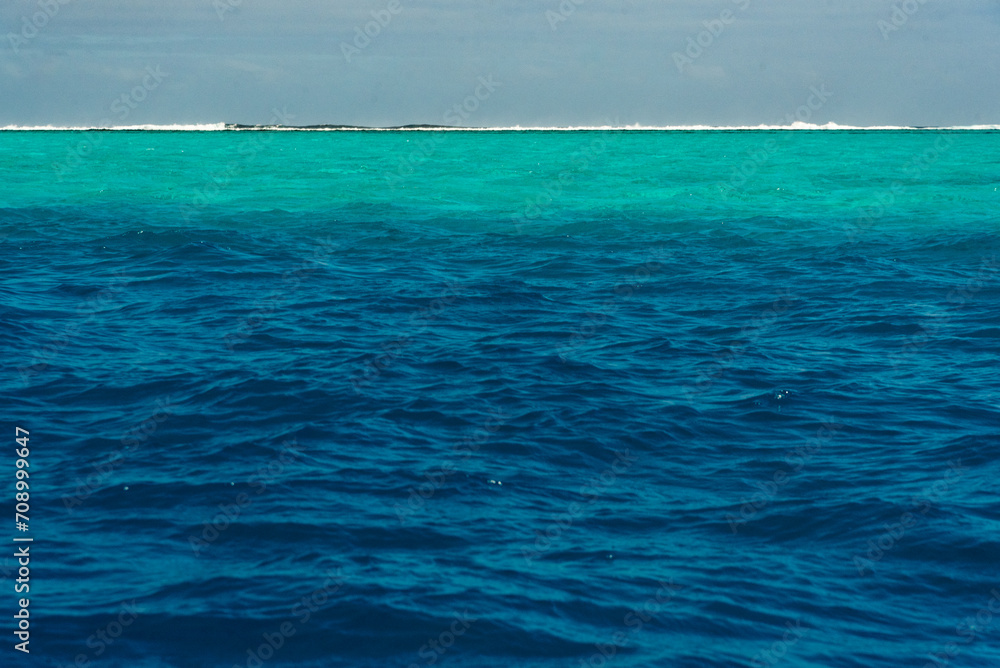 Fototapeta premium Huahine's lagoon, French Polynesia