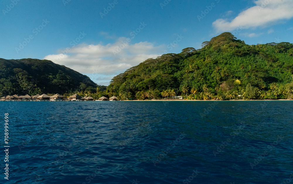 Fototapeta premium Huahine's lagoon, French Polynesia