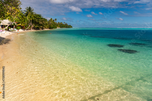 Fototapeta Naklejka Na Ścianę i Meble -  Huahine's paradise, French Polynesia