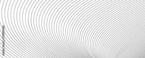 pattern of black lines on white background. Vector illustration