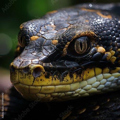 close up of a snake