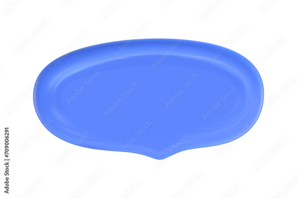 3d speech balloon for text. Cloud for message talk. Speak dialog box. 3d vector render. 3d speech balloon for text. Cloud for message talk. Speak dialog box. 3d vector render.