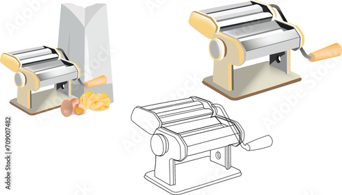 manual scrub for kneading and cutting dough-