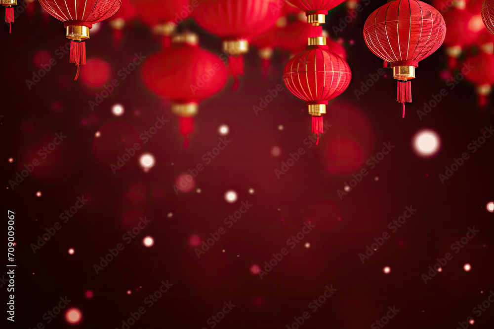 Red Chinese lanterns on a dark background. This asset is perfect for Chinese New Year or Asian-themed designs, festive decorations, cultural events, or traditional celebrations. Red Chinese lanterns on a dark background. This asset is perfect for Chinese New Year or Asian-themed designs, festive decorations, cultural events, or traditional celebrations.