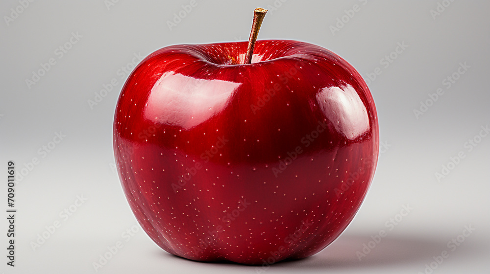 Obraz premium A Hyper-Realistic Apple Portrait in UHD