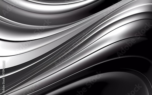Modern hipster futuristic graphic abstract background. Silver background with stripes. generative ai