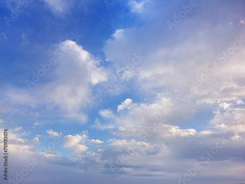 blue sky with clouds