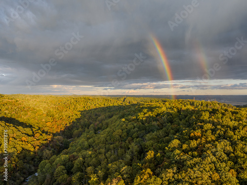 Rainbow Over Coopers Rock Forest