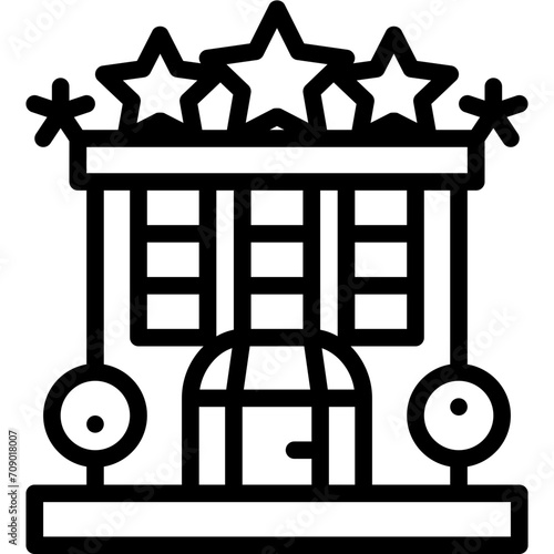 hotel line icon
