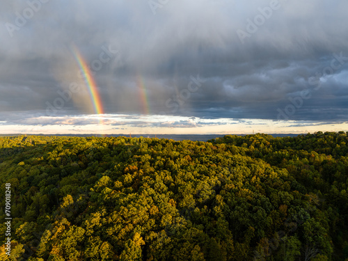 Double Rainbow at Coopers Rock