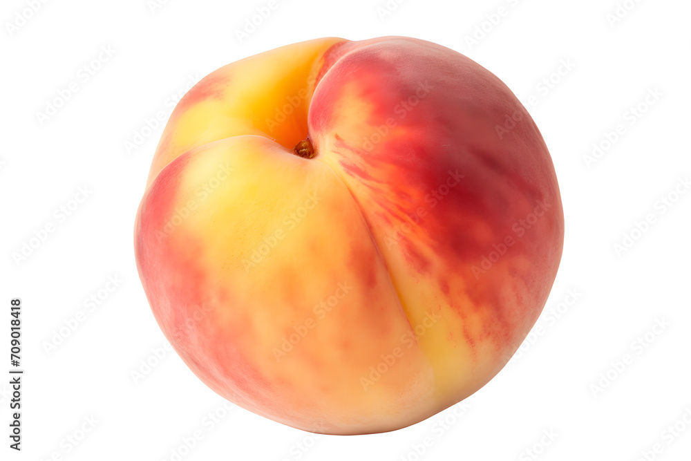 Ripe peach isolated on white background. Clipping path included. Ripe peach isolated on white background. Clipping path included.