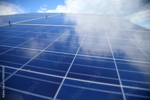 Solar panel. Solar panel produces green, environmentally friendly energy from the sun.