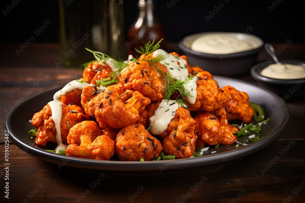deep fried spicy cauliflower wings deep fried spicy cauliflower wings