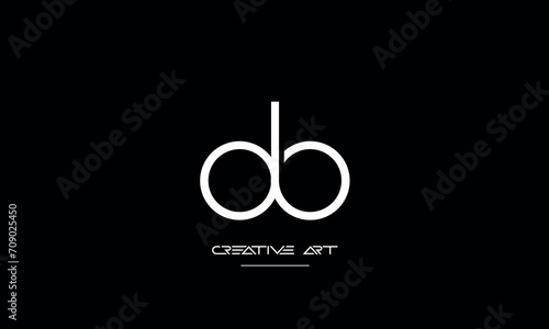 DO, OD, D, O abstract letters logo monogram