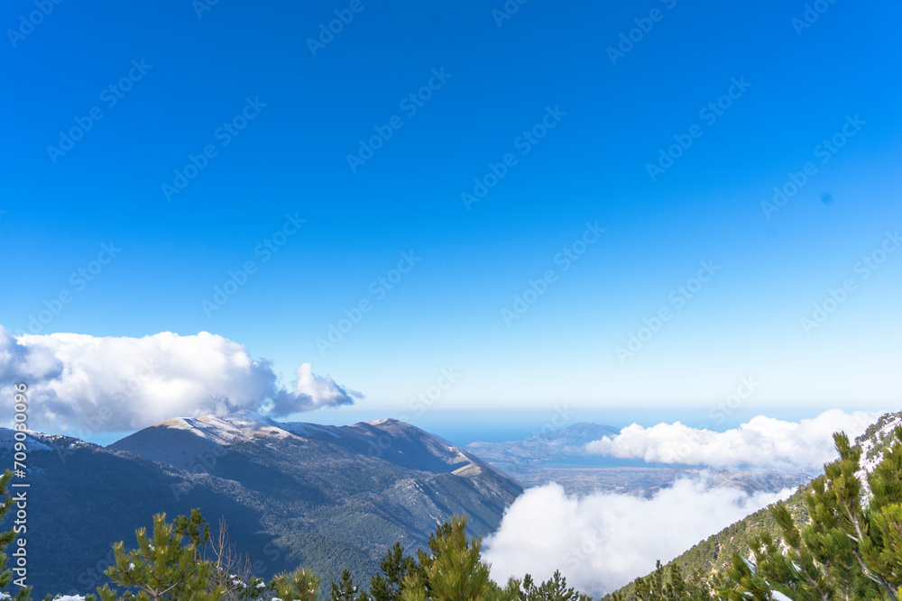 Karaburun Peninsula, Albania view from llogara mountain