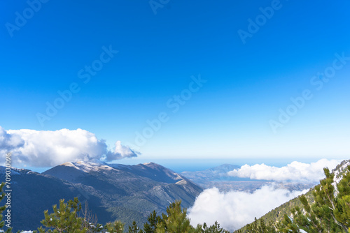 Karaburun Peninsula, Albania view from llogara mountain