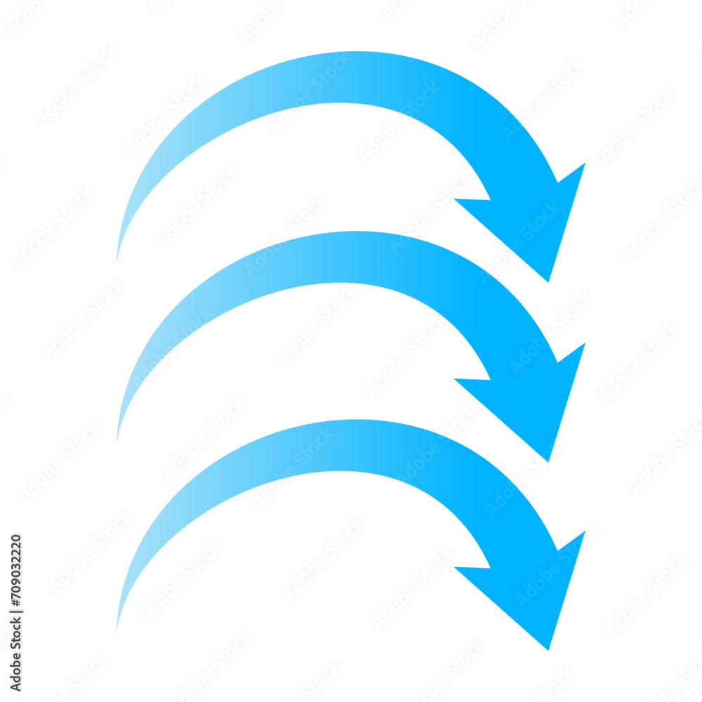 Air flow arrow vektor Illustration Air flow arrow vektor Illustration