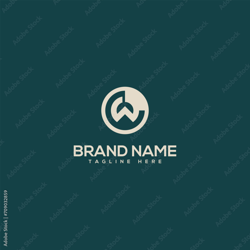 Monogram professional unique letter CW WC logo design template. Initials Business logo. Monogram professional unique letter CW WC logo design template. Initials Business logo.