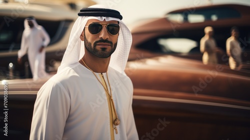 Arabic man in traditional Arabic clothes  © Shahnaz