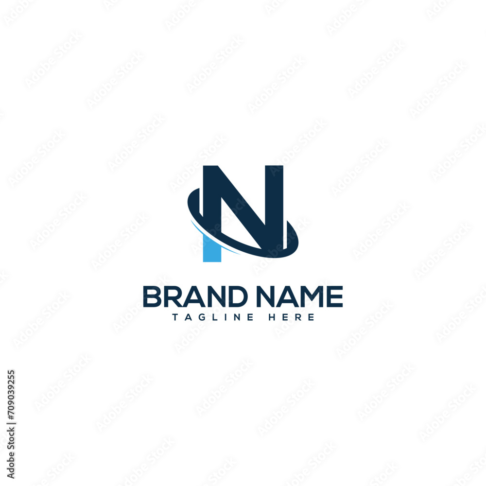 Professional N Letter Technology Logo Design vector Element. Professional N Letter Technology Logo Design vector Element.