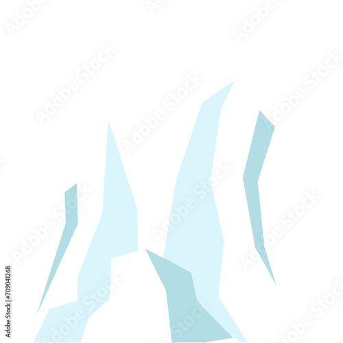 Floating Iceberg vektor 