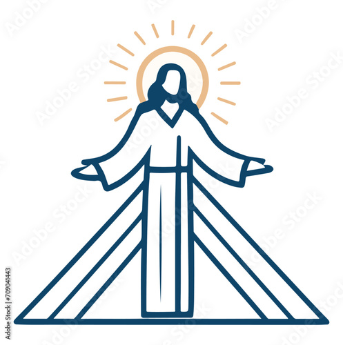 Jezus Bóg ilustracja