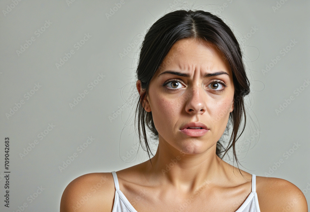 A Woman Battling Stress A Woman Battling Stress