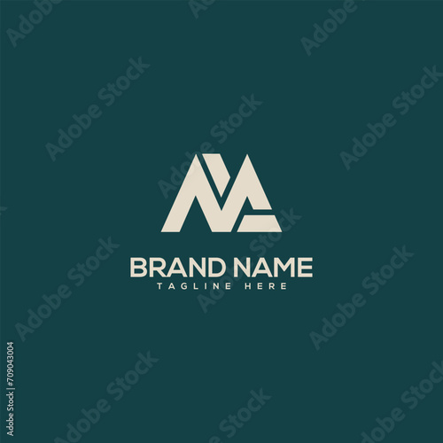Professional unique letter ML LM monogram logo design template. Initials Business logo.