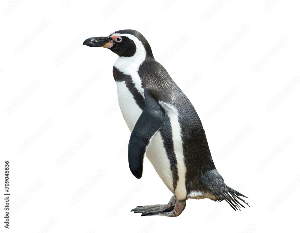 Pinguin isoliert auf weißem Hintergrund, Freisteller Pinguin isoliert auf weißem Hintergrund, Freisteller