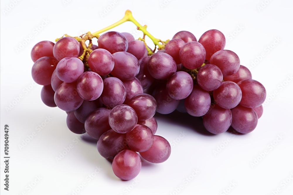 Juicy purple grape on white background high quality detailed fruit image for advertising Juicy purple grape on white background high quality detailed fruit image for advertising