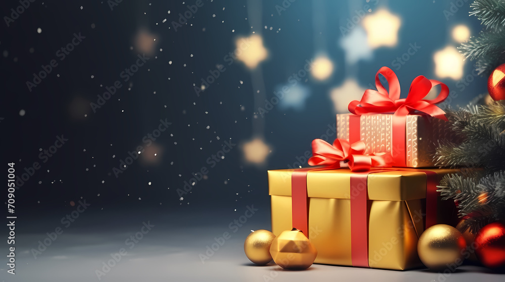 Gift box background with copy space for Christmas gifts, holidays or birthdays Gift box background with copy space for Christmas gifts, holidays or birthdays