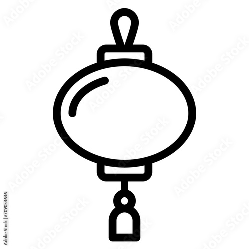 Chinese Latern Vector Graphic Icon for Chinese New Year