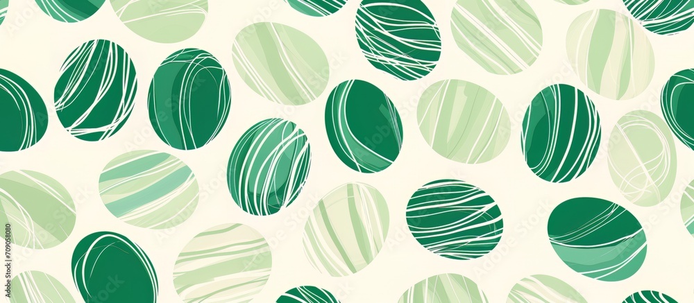 Easter Eggs background with seamless ornament pattern Easter Eggs background with seamless ornament pattern
