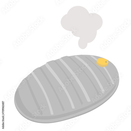 湯たんぽのイラスト