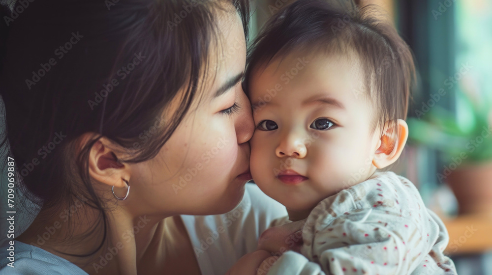 A mother and child sharing a tender moment, surrounded by a soft, warm light, symbolizing unconditional love A mother and child sharing a tender moment, surrounded by a soft, warm light, symbolizing unconditional love