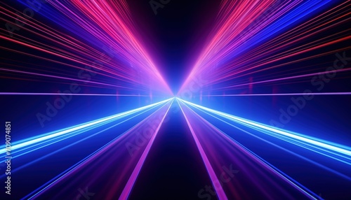 a colorful abstract neon art