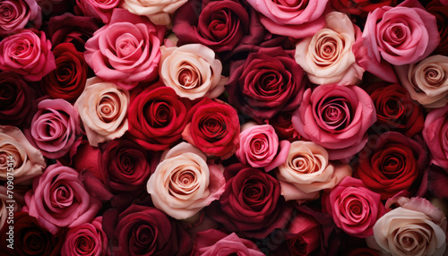 Bunch of beautiful roses walppaper 