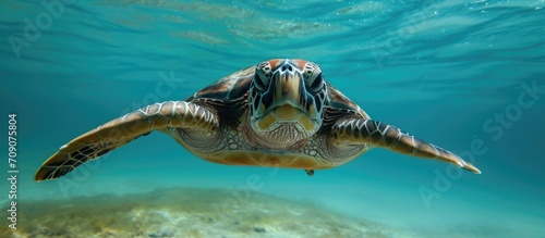 Sea turtles surface to breathe and can hold their breath for hours, even while sleeping.