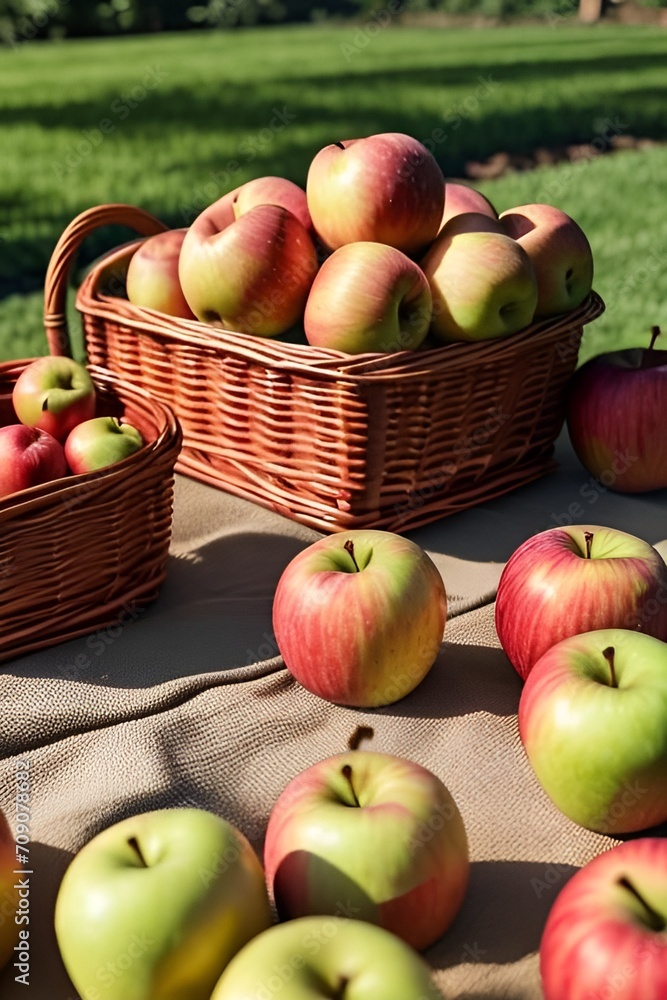 Apples in the basket Apples in the basket