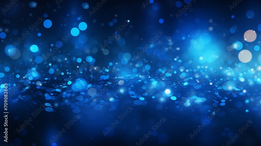 Background with digital blue dots