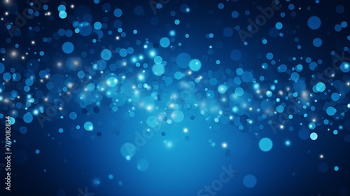 Background with digital blue dots