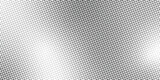 Halftone background vector design horizontal dotted in black color