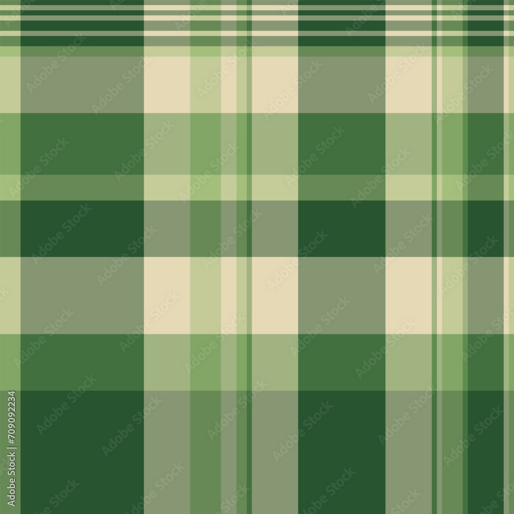 Mosaic vector fabric seamless, production tartan plaid background. Hobby textile texture pattern check in green and pastel colors. Mosaic vector fabric seamless, production tartan plaid background. Hobby textile texture pattern check in green and pastel colors.