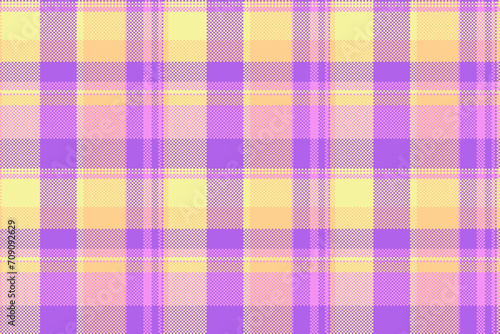 Textile background pattern of tartan texture check with a vector plaid seamless fabric.
