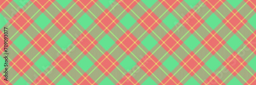 King check fabric vector, vibrant tartan textile plaid. Identity background seamless texture pattern in red and green colors.